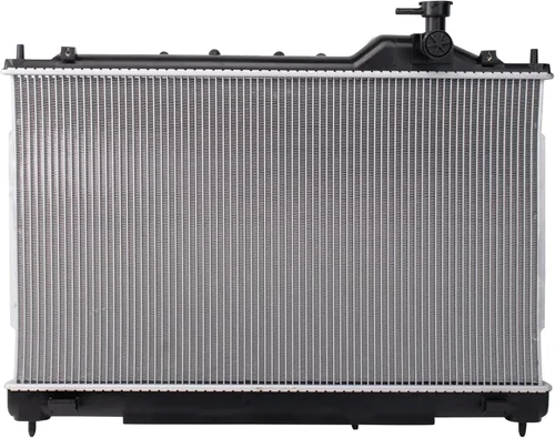 Vista 86 de TRQ Radiador de núcleo de aluminio de 1 fila Compatible con Subaru WRX STI 2.5L Turbo AWD 2015-2020