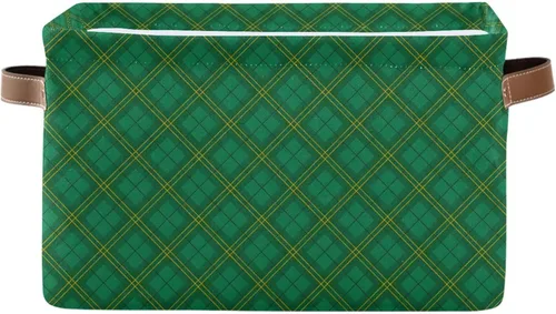 Vista 12 de Cesta de almacenamiento grande con asas para dormitorio, hogar, oficina Color 6