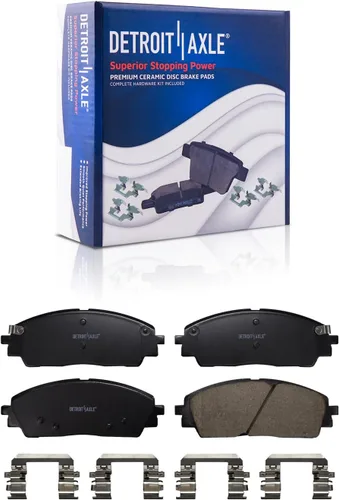 Vista 27 de Detroit Axle - Pinzas de freno traseras para el lado del pasajero + pastillas de freno de cerámica con herramientas de repuesto para Acura CL TL