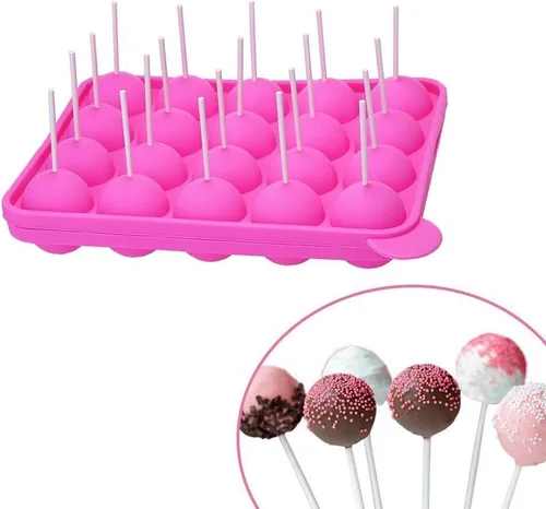 Vista 6 de Decora molde de silicona para pastel pop, Hard Candy, Lollipop y cupcake de fiesta