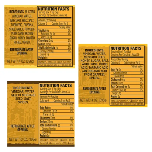 Vista 3 de Dillman Farm All Natural Gourmet Mustard - Paquete variado (3 unidades) Mostaza Chipotle ahumada, mostaza de rábano picante, mostaza de eneldo