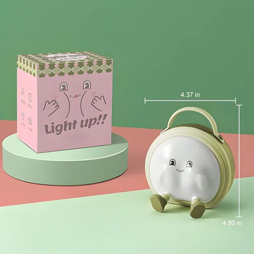 Vista 9 de Luz nocturna para niños, lámpara de mesa y mesita de noche inalámbrica táctil portátil para guardería, lactancia materna, dormitorio, 3 niveles