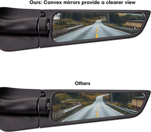 Vista 6 de Espejos retrovisores de carreras para motocicleta, espejos 360° rotativos y sigilosos, compatibles con Honda CBR300R CBR500R CBR600RR CBR1000RR