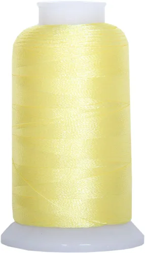 Vista 15 de Carretes de hilo de poliéster, 1000 m – 160 colores – Peso del hilo: 40 40wt trilobal polyester embroidery thread with bright sheen. Works with