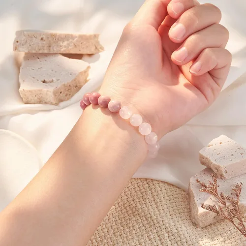 Vista 3 de HGDEER Get Well Soon Gifts - Pulsera curativa de amatista natural para mujeres, hombres, adolescentes y niñas, Metal, Sin gemas.
