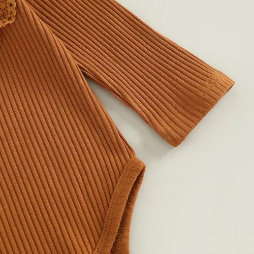 Vista 5 de fhutpw Ropa para bebé recién nacida, conjunto de 3 piezas para otoño e invierno