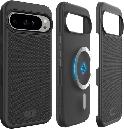 Vista 11 de TUDIA MergeGrip [Compatible con Magsafe] Funda para Google Pixel 7a 2023, [Probada contra caídas de grado militar] Borde elevado para protección