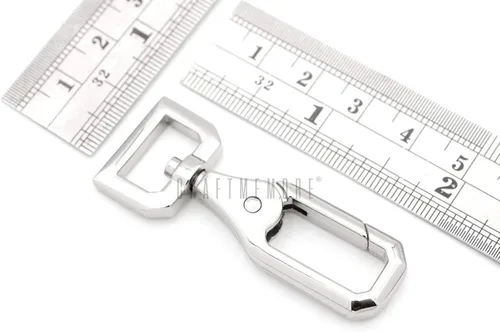 Vista 2 de CRAFTMEMORE 2 unids Push Gate Snap Ganchos de Metal Giratorio Cierre de langosta Monedero Hacer Accesorios VT43, Oro