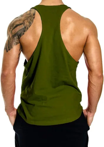 Vista 3 de InleaderAesthetics Chaleco de algodón para hombre