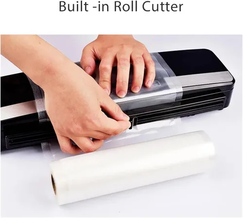 Vista 4 de Sealing Machine, Vacuum Sealer V3 Built-in Cutter Automatic Food Packaging Machine Best Vacuum Packer For Kitchen