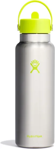 Vista 51 de Hydro Flask de boca ancha con tapa Flex de pajita de 24 onzas Agave