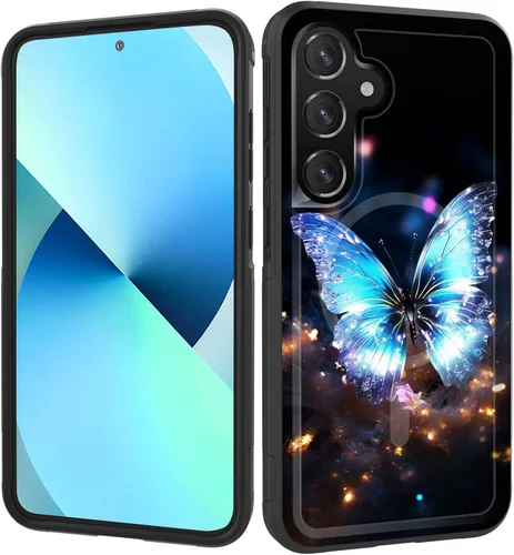 Vista 267 de Funda magnética para Galaxy A16 5G, [compatible con MagSafe] [protección contra caídas de grado militar] Funda resistente a prueba de golpes
