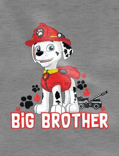 Vista 2 de Sudadera con capucha oficial de Paw Patrol Marshall Big Brother para niño
