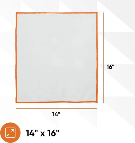 Vista 2 de Superio Vidrio de microfibra, espejo, paño de limpieza de ventana para parabrisas de automóvil, lentes de pantalla de TV, electrónica, microfibra