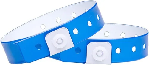 Vista 12 de Ouchan Pulseras de plástico negras - Paquete de 500 pulseras para eventos, club, música, reuniones y fiestas