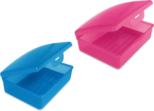 Vista 7 de American Comb: Jabonera - Negro - 1 unidad - Fabricado en EE. UU. - Jabonera con tapa con bisagras y cierre seguro