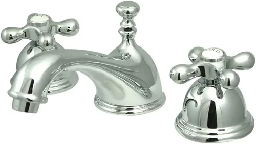 Vista 8 de Kingston Brass KS3967AX - Grifo de baño extendido de 8 pulgadas, latón cepillado