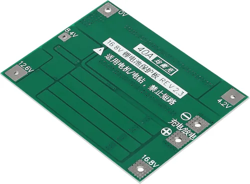 Vista 6 de 4 unids 4S 40A batería de litio de iones de litio 18650 cargador PCB BMS placa de protección con equilibrio para motor de taladro 14.8 V 16.8 V