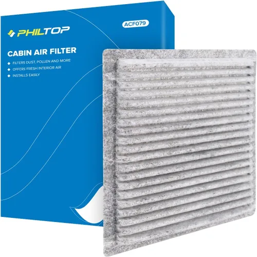 Vista 10 de PHILTOP Filtro de aire de cabina, reemplazo para CF9846A, Prius 2001-2009, Sienna LE 2004-2009, 4Runner 2003-2009, filtro de cabina Premium ACF016