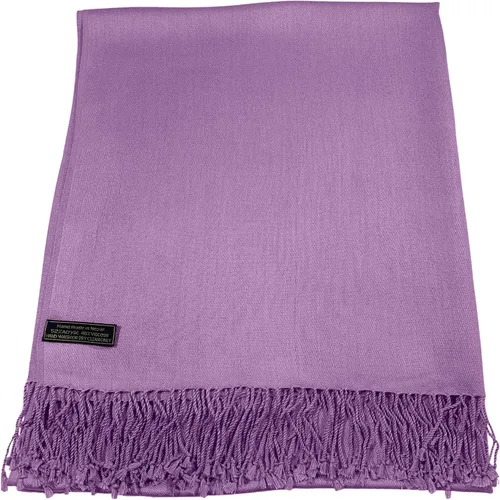 Vista 8 de CJ Apparel Bufanda de chal nepalí de color sólido, estola, envoltura para la cabeza, pashmina NUEVO