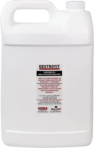 Vista 2 de MBM Destroyit - Aceite para triturar papel (4 x 1 galón) - CED21G