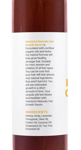 Vista 2 de Suero para el crecimiento del cabello Hairston's Naturals