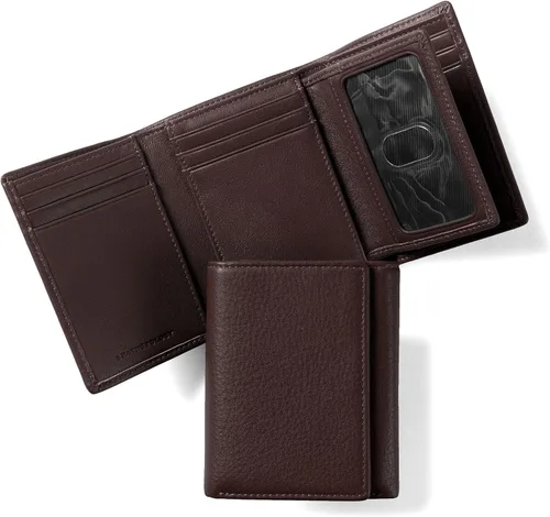Vista 11 de Leatherology Trifold con cartera para tarjetas Negro Onyx