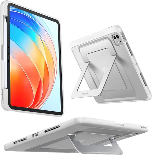 Vista 12 de TORRAS Funda para iPad Mini 7 A17 Pro, Funda para iPad Mini 6 con Soporte para Lápiz, Soporte Ultra Estable, Múltiples Ángulos de Visualización