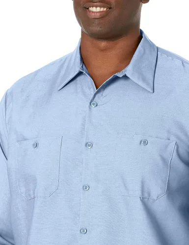 Vista 4 de Red Kap - Camisa de trabajo industrial de manga larga para hombre