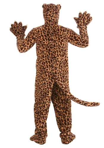Vista 2 de Disfraz de Adulto Leopardo Saltarín Multicolor