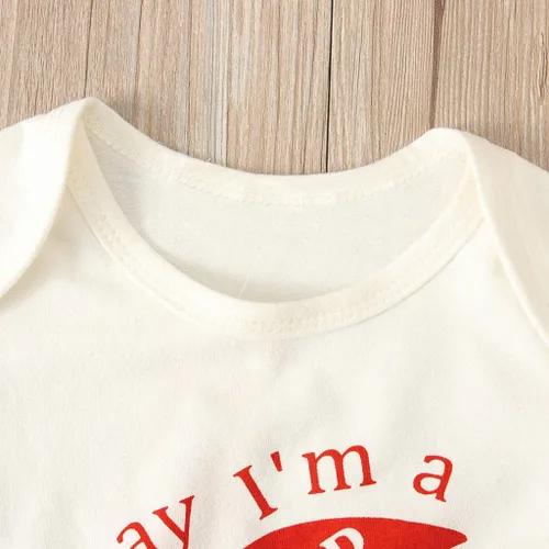 Vista 3 de ZEFOTIM Trajes de bebé recién nacido, ropa de mameluco con estampado de niñas y niños, conjunto corto