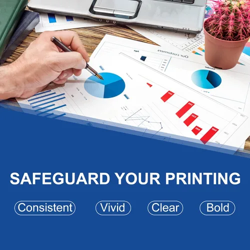Vista 5 de Tounker Paquete de 4 cartuchos de tóner 206a compatibles con HP 206A 206X para HP Color Laserjet pro MFP m283fdw M283cdw Pro M255dw M283dw M283 M255