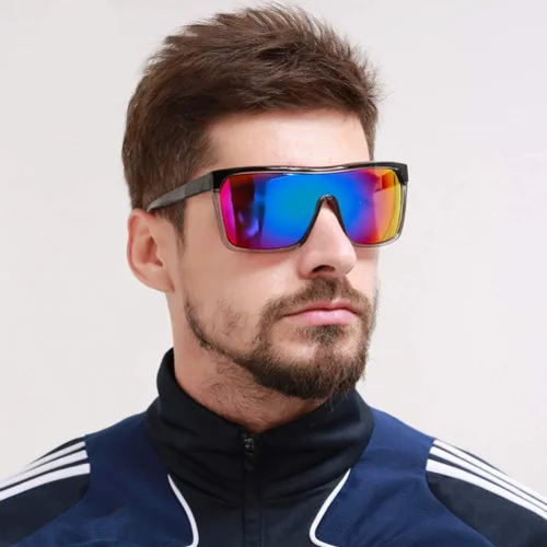 Vista 3 de Garneck Gafas de sol resistentes al viento con protección UV para deportes al aire libre, ligeras y resistentes a los arañazos, para ciclismo