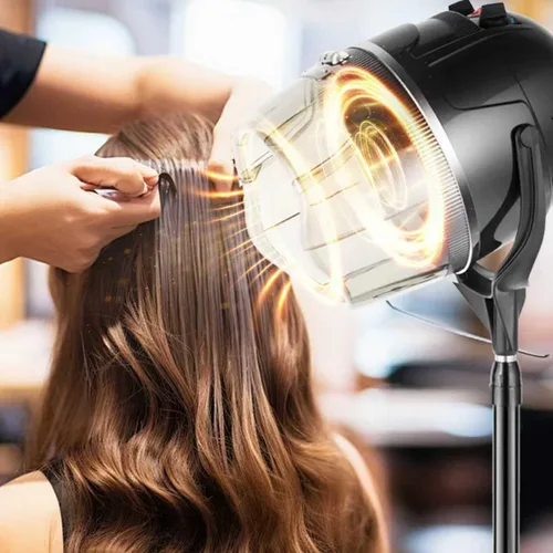 Vista 6 de Beautystyle Porfessional - Secador de pelo con capucha sobre ruedas, soporte de salón portátil con capucha