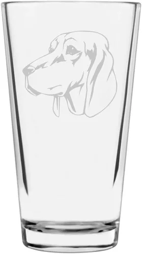 Vista 268 de Podenco Canario - Vaso de pinta de 16 onzas con temática de perro personalizado