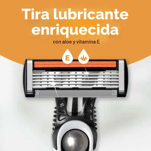 Vista 4 de BIC Flex 5 Sensitive - Maquinillas de afeitar desechables de 5 cuchillas para hombre, afeitado cómodo, paquete de 2