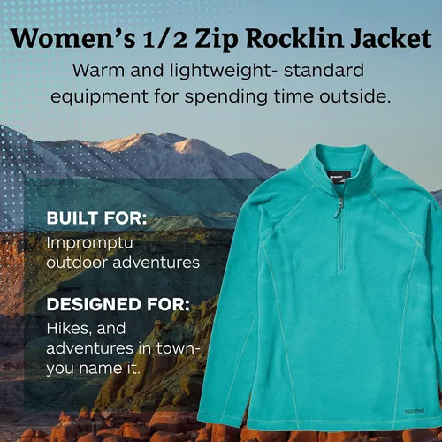 Vista 2 de Marmot Rocklin - Chaqueta con cremallera de 12 para mujer