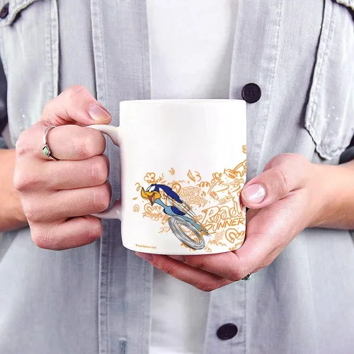 Vista 427 de Trend Setters Friends the Television Show – 25 años – Mercancía oficial – Taza de café o té de cerámica blanca de 11 onzas – perfecta para regalar