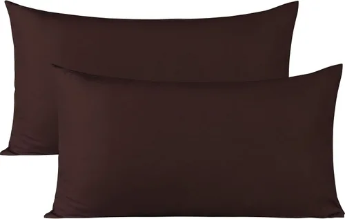 Vista 37 de BEDSUM Juego de 2 fundas de almohada de microfibra estándar suaves, resistentes a las arrugas y de fácil cuidado con cierre de sobre para niños, 20