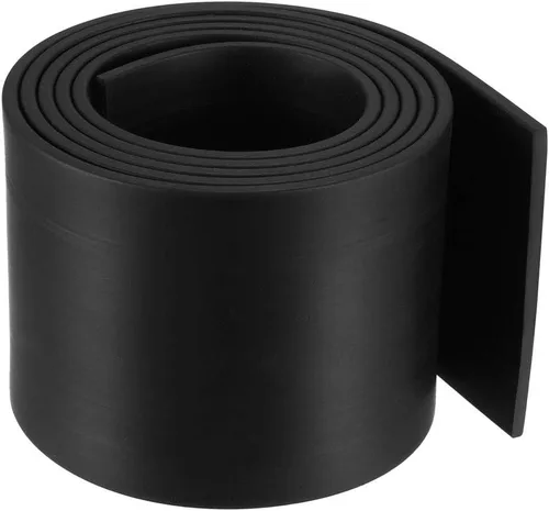 Vista 25 de uxcell Tira de sello de goma rectangular maciza, 0.197 in de ancho, 0.118 in de grosor, 3.3 ft de largo, color negro
