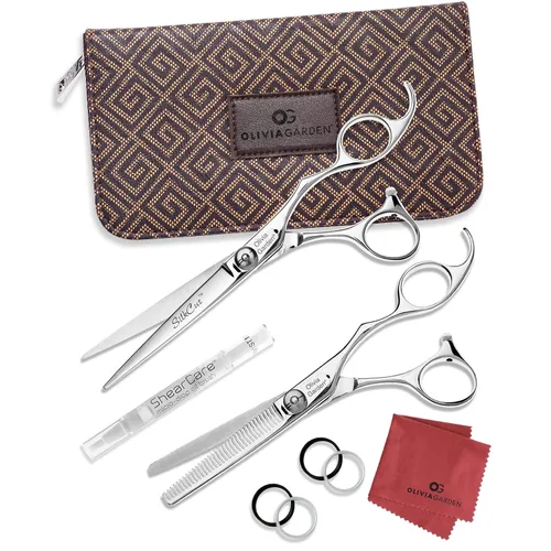 Vista 7 de Olivia Garden SilkCut - Cizalla profesional para peluquería y estuche más fino