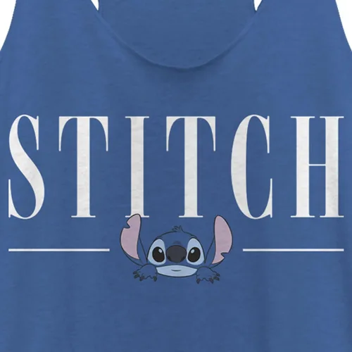 Vista 2 de Disney Lilo & Stitch Stitch Stitch Title Tri-Blend - Camiseta sin mangas para mujer
