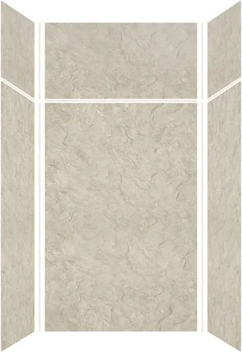 Vista 47 de Transolid EWKX363696-41 Expressions - Kit de pared de ducha de 6 paneles con extensión, 36 pulgadas de largo x 36 pulgadas de ancho x 96 pulgadas