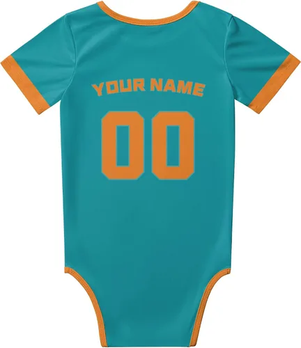 Vista 3 de Ropa de bebé personalizada, ropa de bebé, número de nombre, recién nacido, regalos para bebé niño y niña