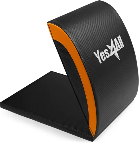 Vista 12 de Yes4All Ab Mat Tailbone y sin coxis, almohadilla de apoyo plegable para ejercicios abdominales para entrenamiento central y espalda baja