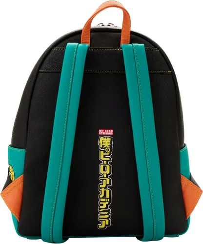 Vista 4 de Loungefly My Hero Academia - Mini mochila de triple bolsillo, Multocolor, Mochila