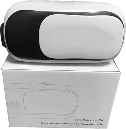 Vista 5 de VR Headset for Phone, Comfortable ABS 3D Virtual Reality VR Glasses, Multifunction Head Mounted VR Headset Anti Blue Light for Gaming Cinema (VR II)
