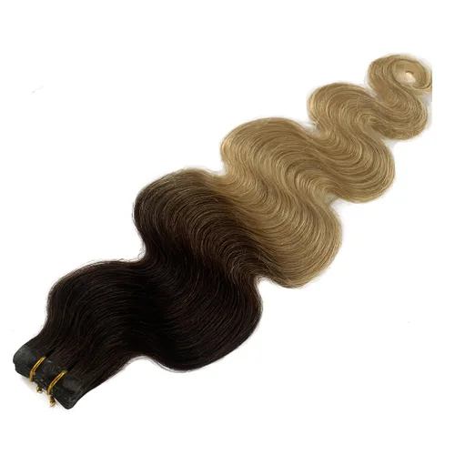Vista 35 de Extensiones de cabello con micro puntas, 16 pulgadas, balayage, color #18, rubio beige, mezclado #60 rubio platino, extensiones de cabello humano