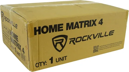 Vista 8 de Rockville Home Matrix 4 Receptor/amplificador multisala de 600 W, 8 canales (4 zonas), Bluetooth, USB, óptico, coaxial, RCA, entradas de micrófono
