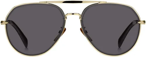 Vista 2 de DB 7037GS - Cuerno crema negro dorado claro - Gris